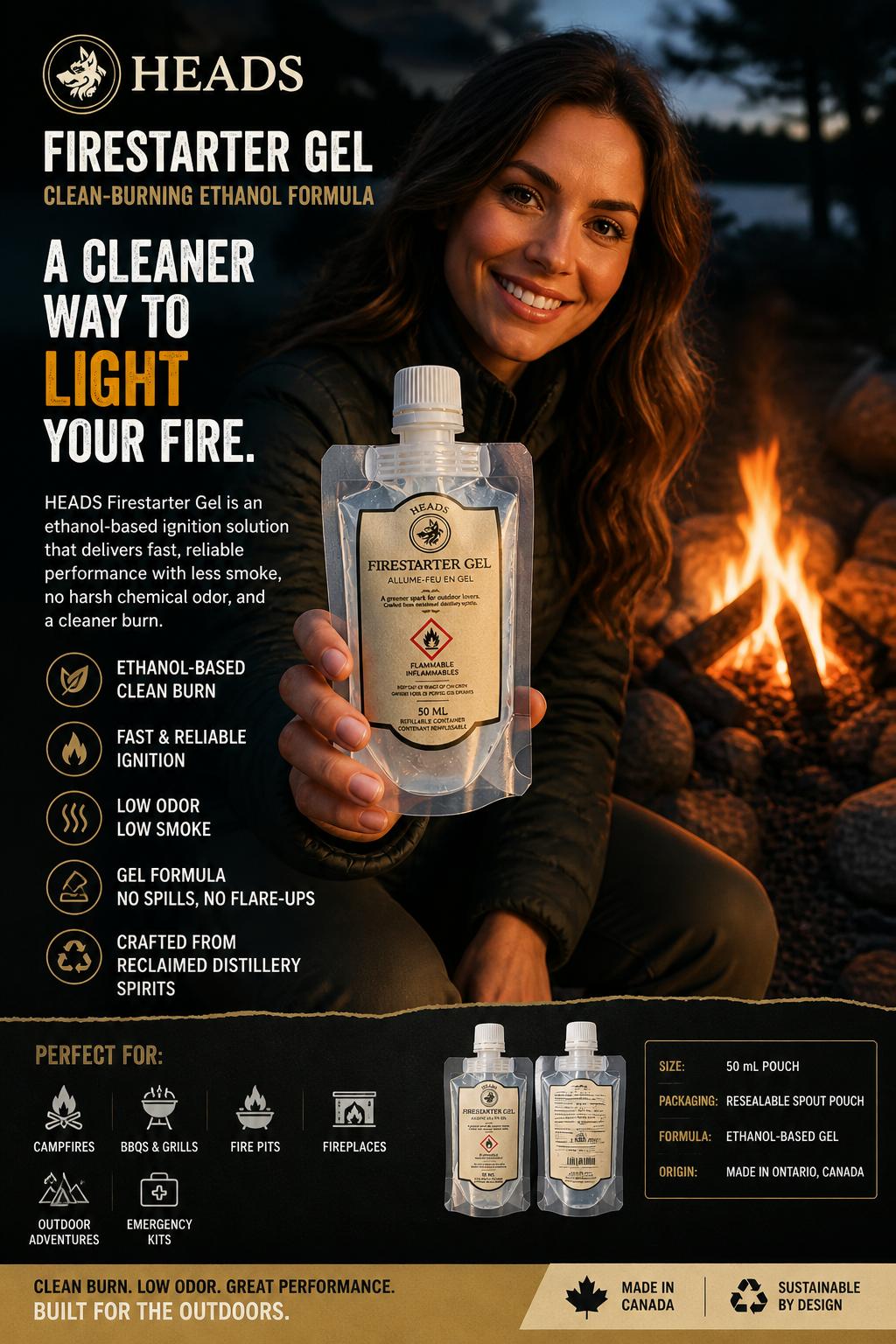 Heads Firestarter Gel